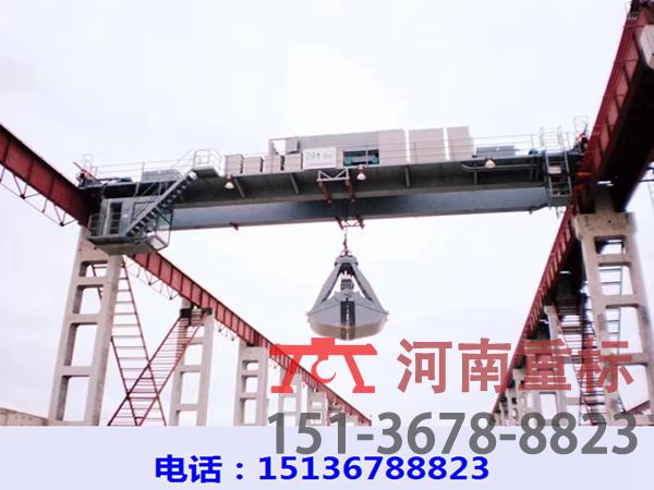 湖北黃岡16噸抓斗行車生產(chǎn)廠家介紹多瓣抓斗行車